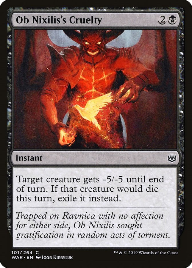 Ob Nixilis's Cruelty [WAR - 101]