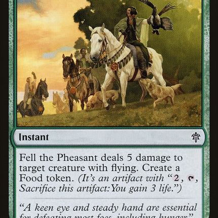 Fell the Pheasant [ELD - 153]