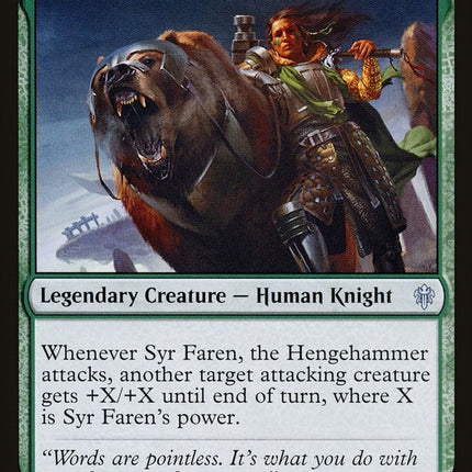 Syr Faren, the Hengehammer [ELD - 177]
