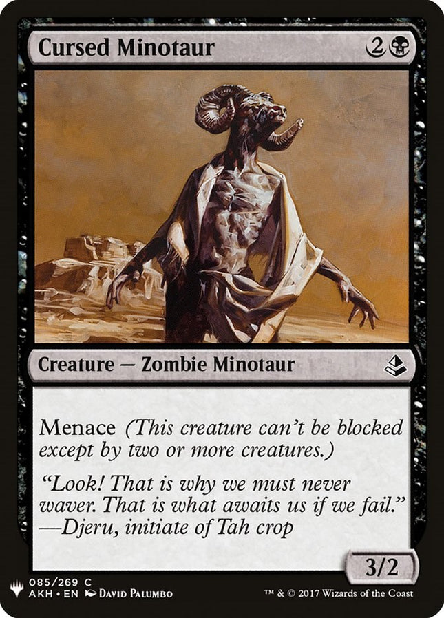 Cursed Minotaur [LIST - 85]