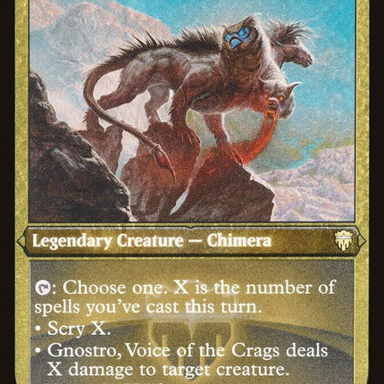 Gnostro, Voice of the Crags (Foil Etched) [CMR - 596]