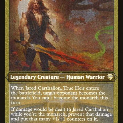 Jared Carthalion, True Heir (Foil Etched) [CMR - 601]