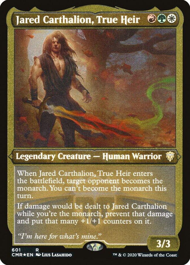 Jared Carthalion, True Heir (Foil Etched) [CMR - 601]