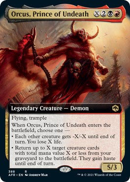 Orcus, Prince of Undeath (Extended Art) [AFR - 388]