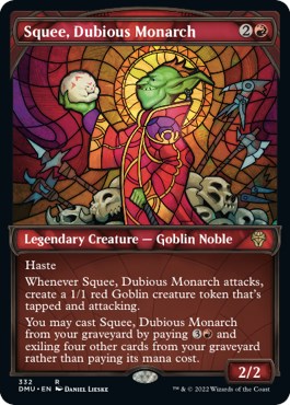 Squee, Dubious Monarch (Textured Foil) [DMU - 332]