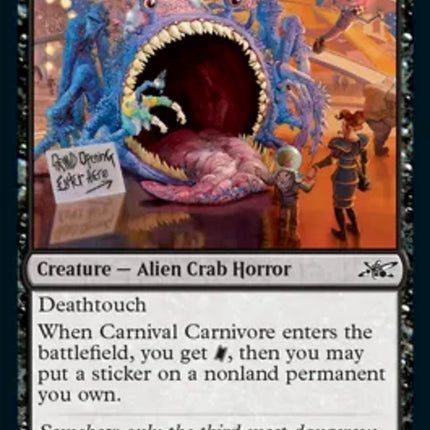 Carnival Carnivore [UNF - 68]