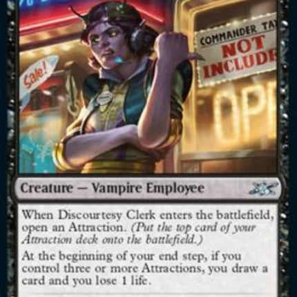 Discourtesy Clerk [UNF - 70]