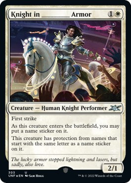 Knight in _______ Armor (Galaxy Foil) [UNF - 303]