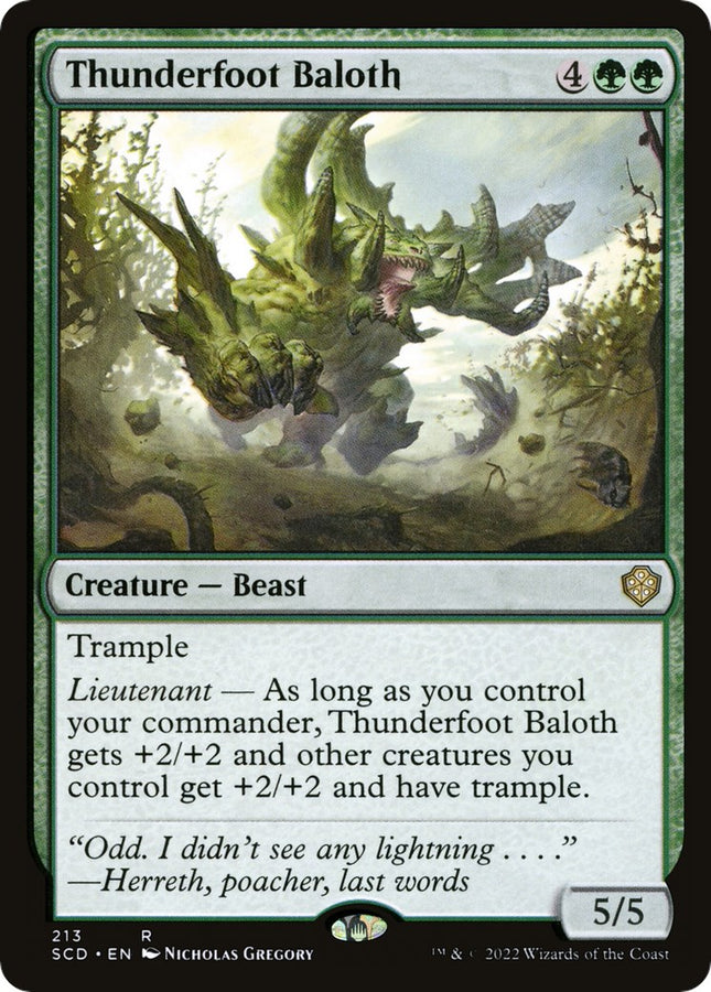 Thunderfoot Baloth [SCD - 213]