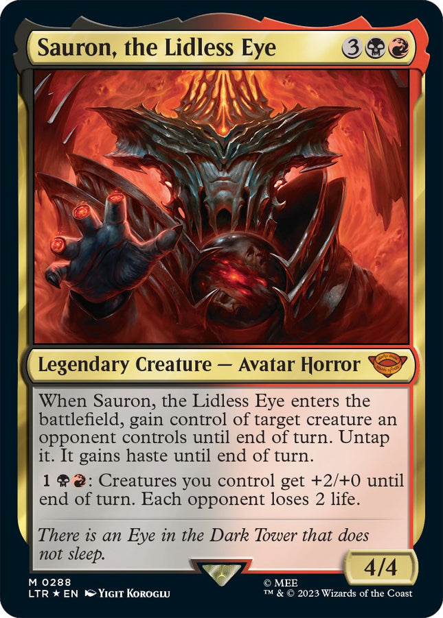 Sauron, the Lidless Eye [LTR - 288]