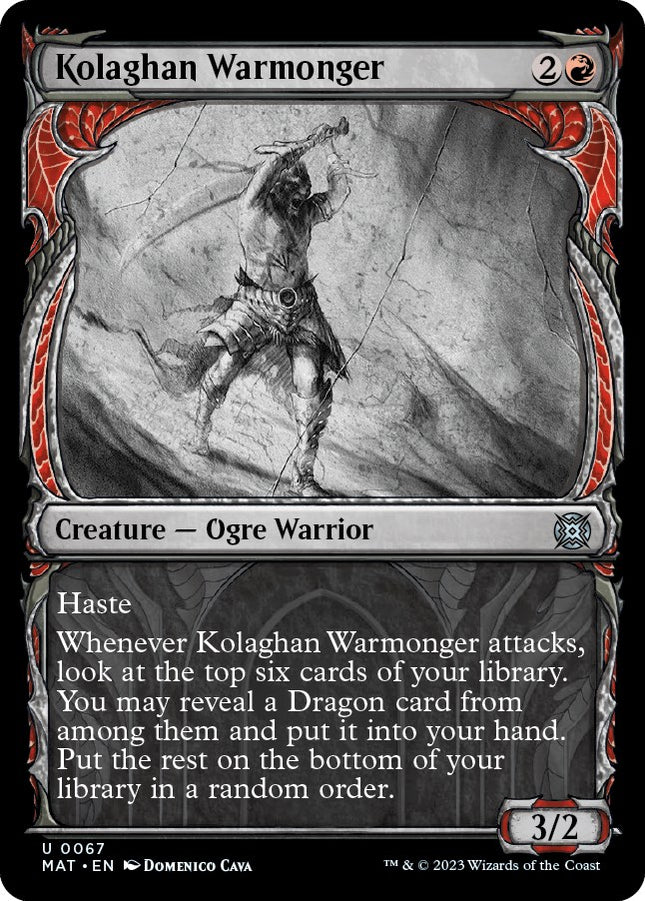 Kolaghan Warmonger (Showcase) [MAT - 67]