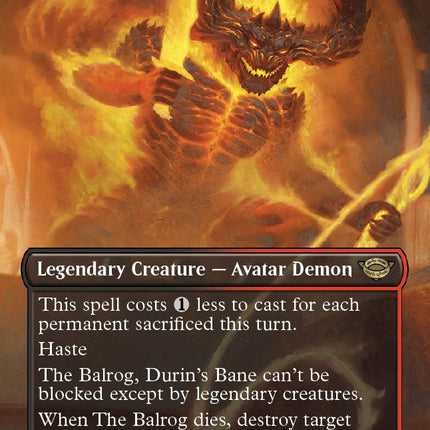 The Balrog, Durin's Bane (Borderless) [LTR - 405]