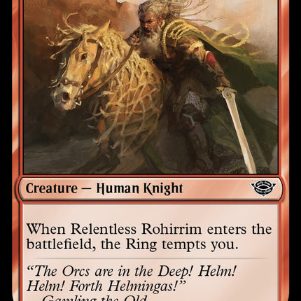 Relentless Rohirrim [LTR - 144]