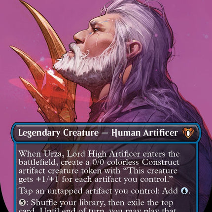 Urza, Lord High Artificer (Borderless) [CMM - 674]
