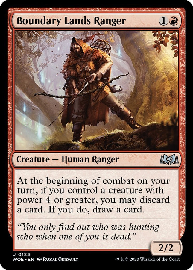 Boundary Lands Ranger [WOE - 123]