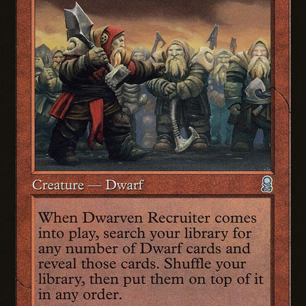 Dwarven Recruiter [LIST - 186/350]