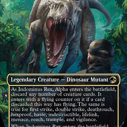 Indominus Rex, Alpha (Borderless) [REX - 14]