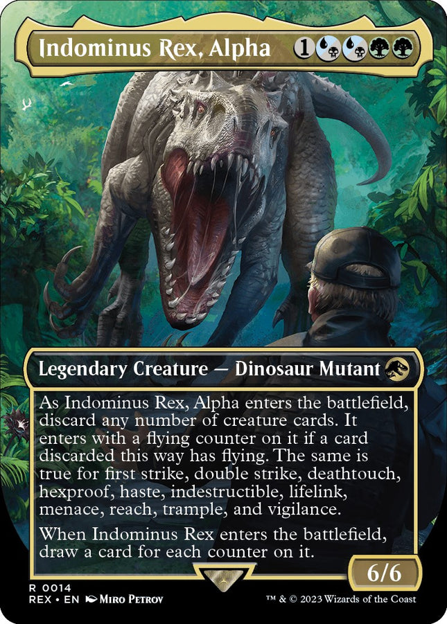 Indominus Rex, Alpha (Borderless) [REX - 14]