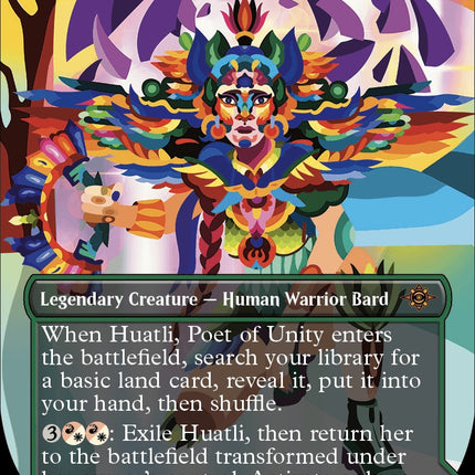 Huatli, Poet of Unity (Borderless) [LCI - 339]