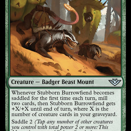 Stubborn Burrowfiend [OTJ - 184]