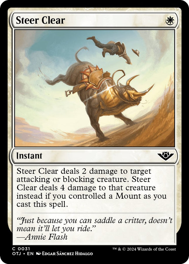 Steer Clear [OTJ - 31]