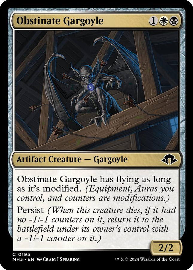Obstinate Gargoyle [MH3 - 195]
