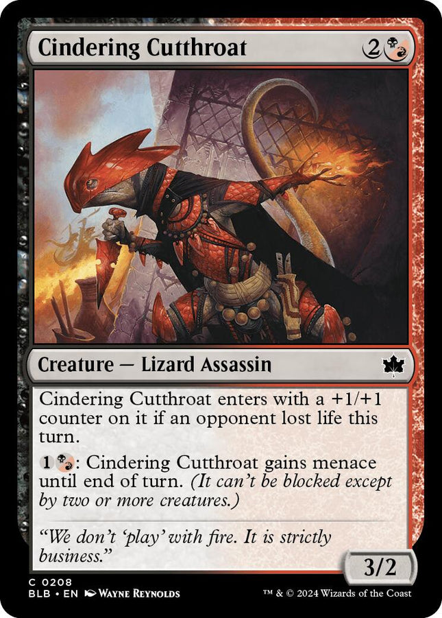Cindering Cutthroat [BLB - 208]