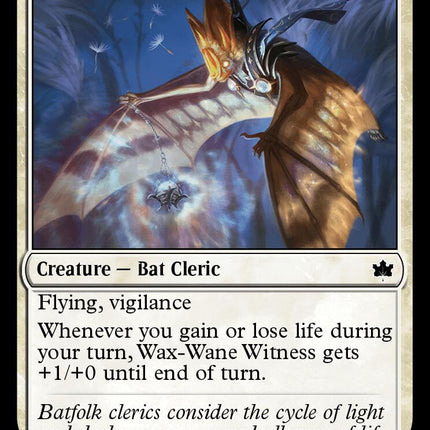 Wax-Wane Witness [BLB - 39]