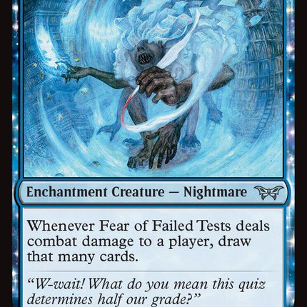 Fear of Failed Tests [DSK - 55]