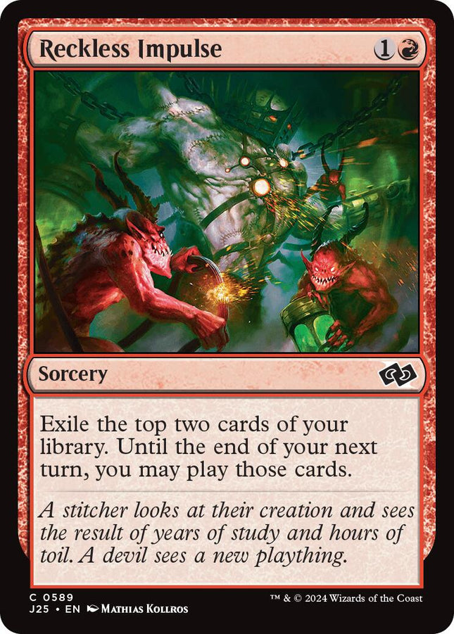 Reckless Impulse [J25 - 589]