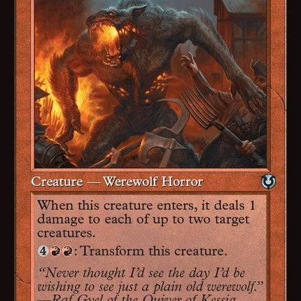 Smoldering Werewolf (Retro Frame) [INR - 465]
