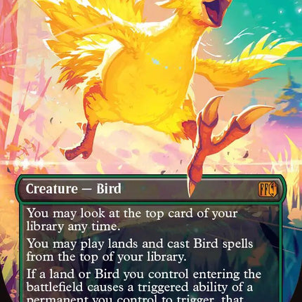 Traveling Chocobo (Borderless) [FIN - 406]